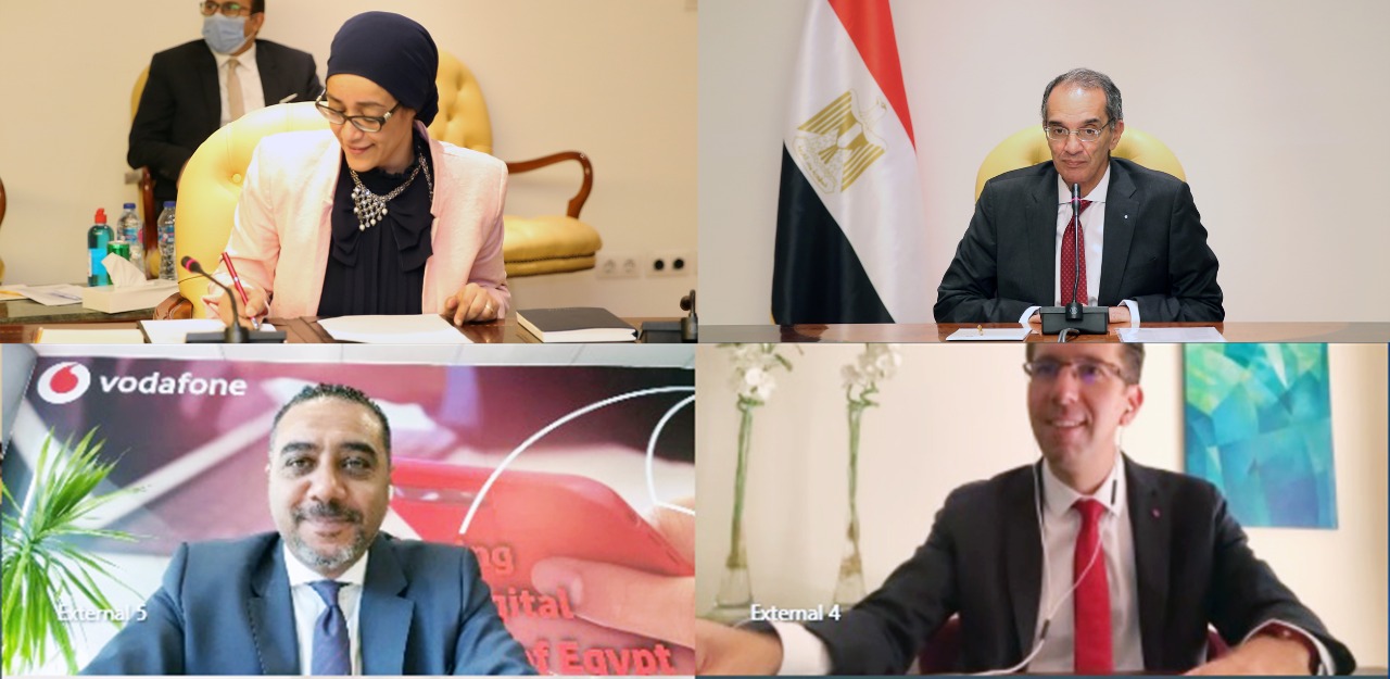 توقيع مذكرة تفاهم بين معهد تكنولوجيا المعلومات وفودافون مصرلتنمية مهارات الشباب وتوفير فرص العمل الحر لهم عبر منصة