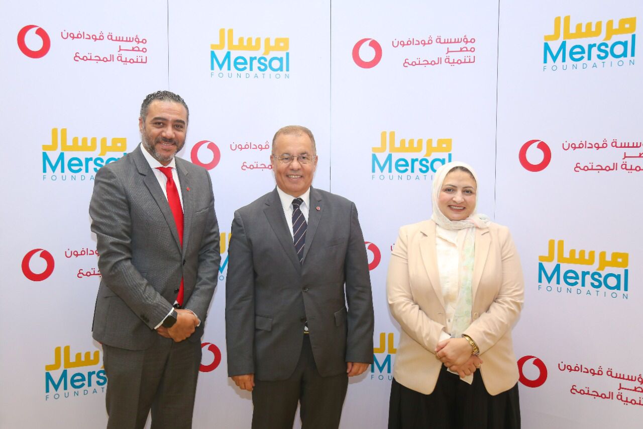 مؤسسة فودافون مصر تسلم مؤسسة مرسال قيمة تبرعات حملة 