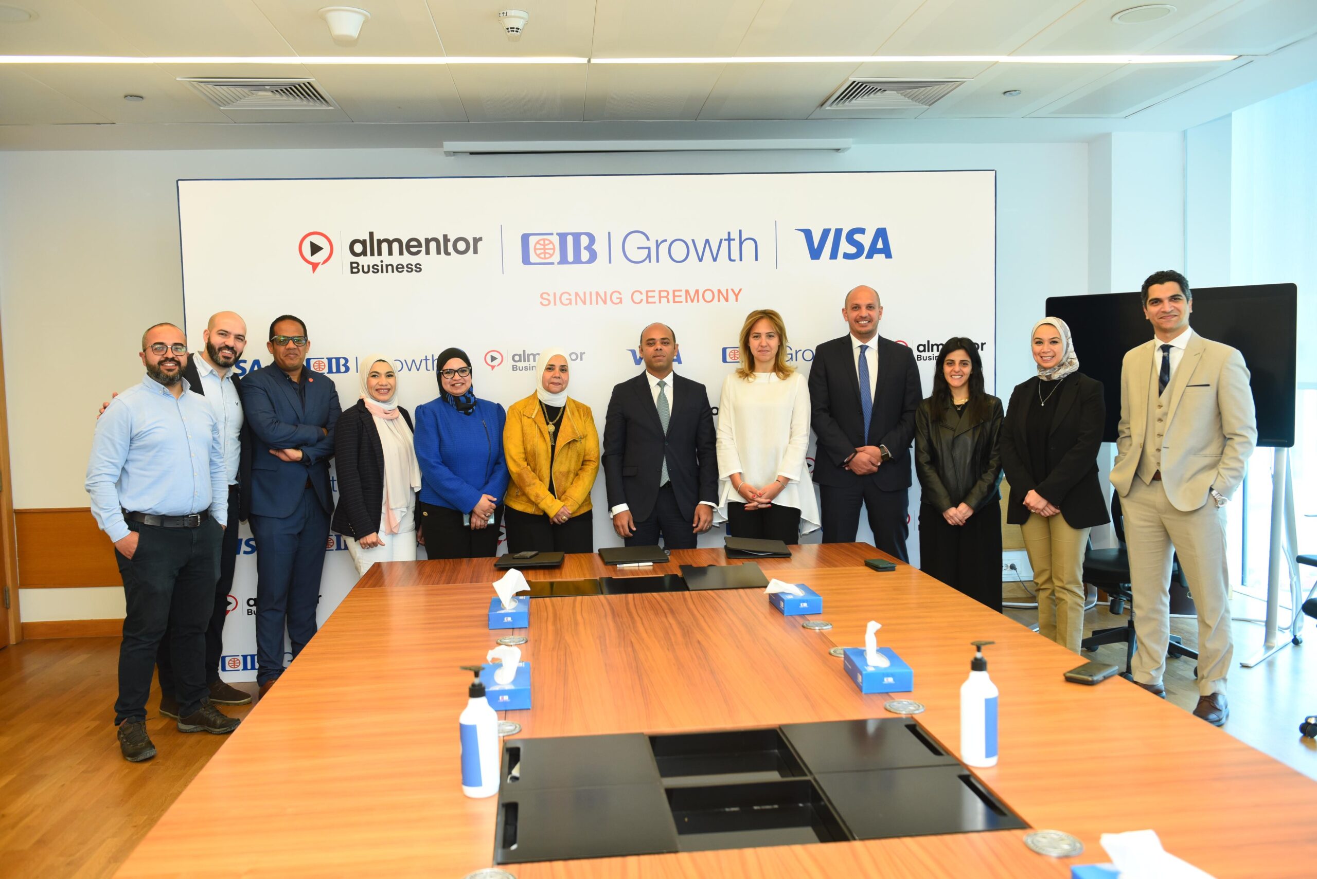 بنك  (CIB) مصر   يطلق منصة تعليمية جديدة بعنوان Growing Together Academy لعملاء الشركات الصغيرة و المتوسطة بالتعاون مع VISA و almentor Business