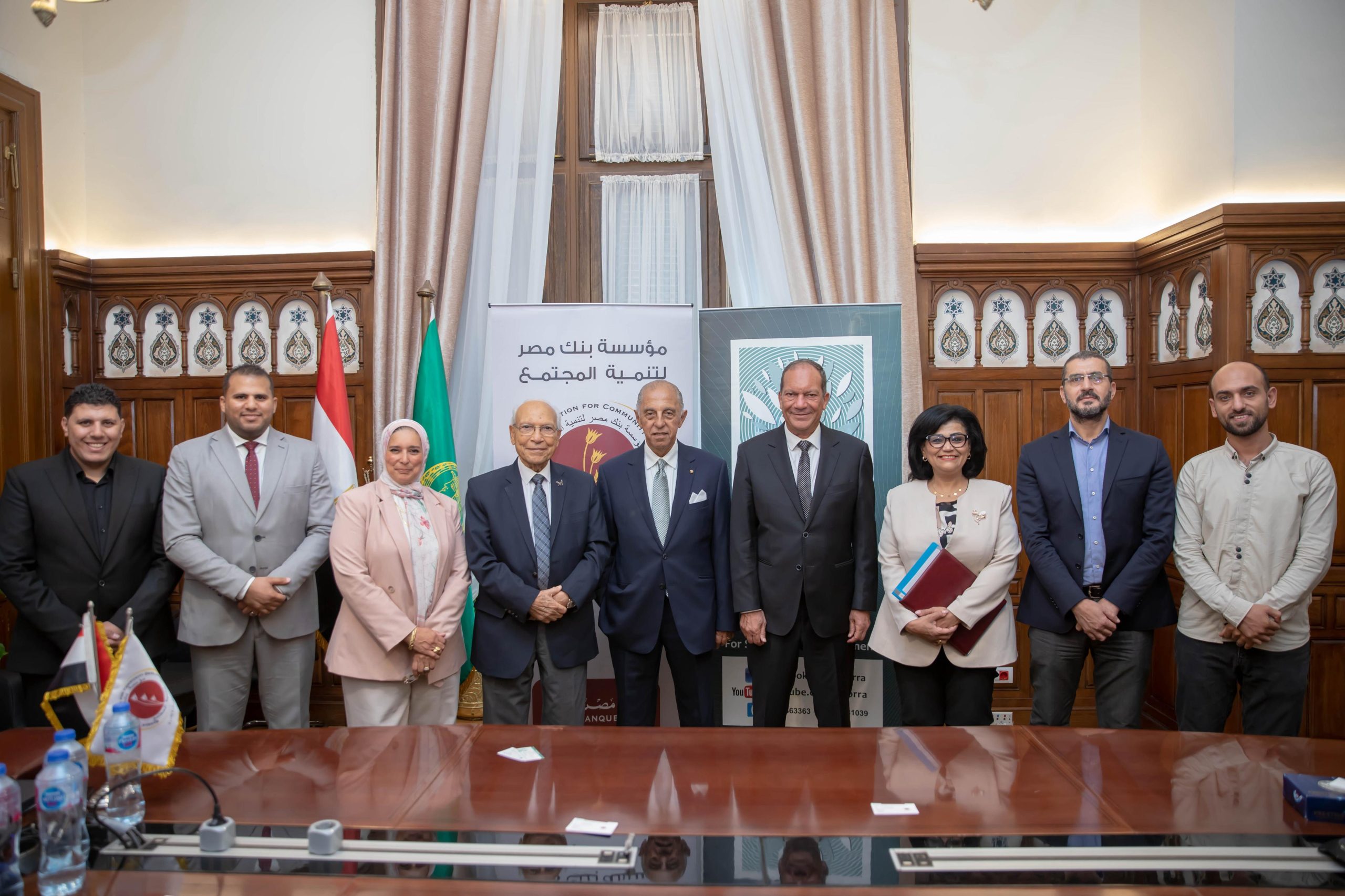 مؤسسة بنك مصر لتنمية المجتمع  توقع ثلاثة بروتوكولات تعاون مع مؤسسة راعي مصر و مؤسسة آل قرة  و جمعية الفيوم للتنمية والزراعات العضوية لتأهيل 2000 شاب وسيدة لسوق العمل بصعيد مصر