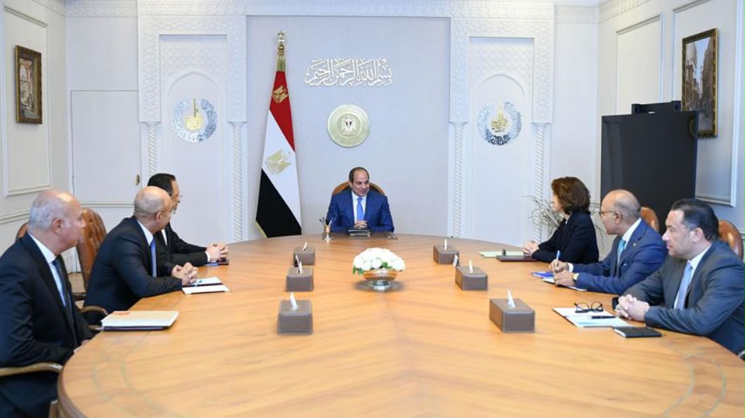 الرئيس عبد الفتاح السيسي يستقبل كريستل هايدمان الرئيسة التنفيذية لمجموعة «أورنج» العالمية