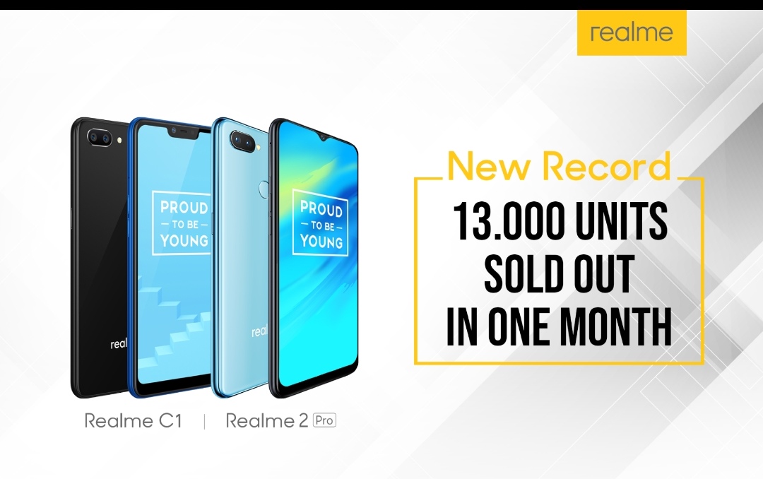 Realme  تبيع 13 الف موبايل  بالسوق المصرية. خلال شهر يناير