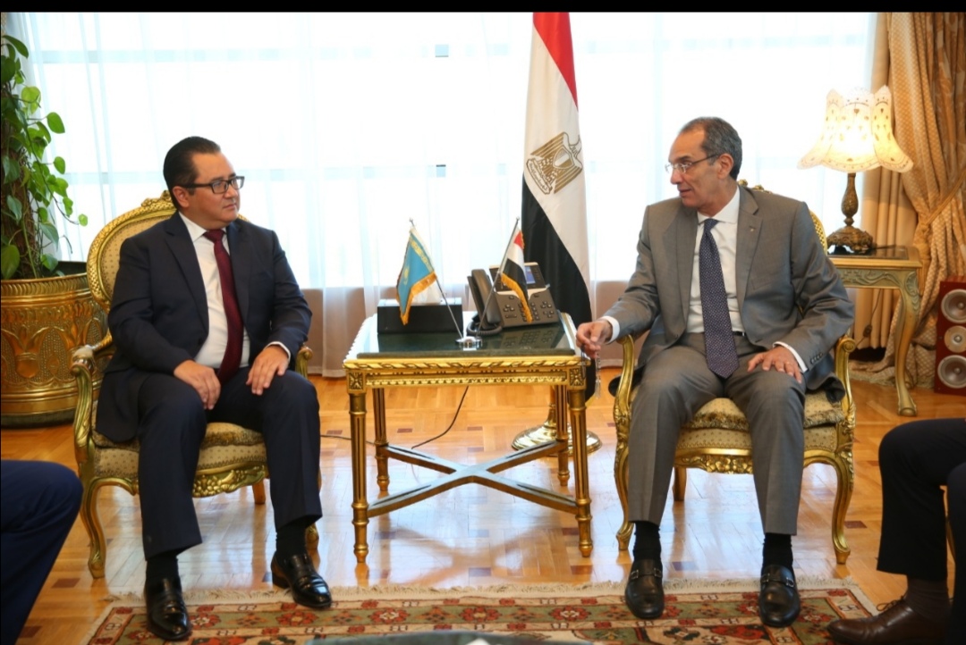 د/ عمرو طلعت  يبحث مع سفير كازاخستان بالقاهرة تعزيز التعاون المشترك في مجال الاتصالات وتكنولوجيا المعلومات