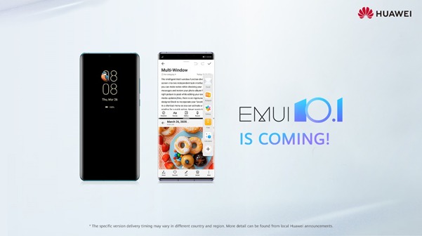 هواوي تطلق تحديث واجهة المستخدم المتطورة EMUI 10.1.. تعرف علي الأجهزة التي سيصل إليها التحديث