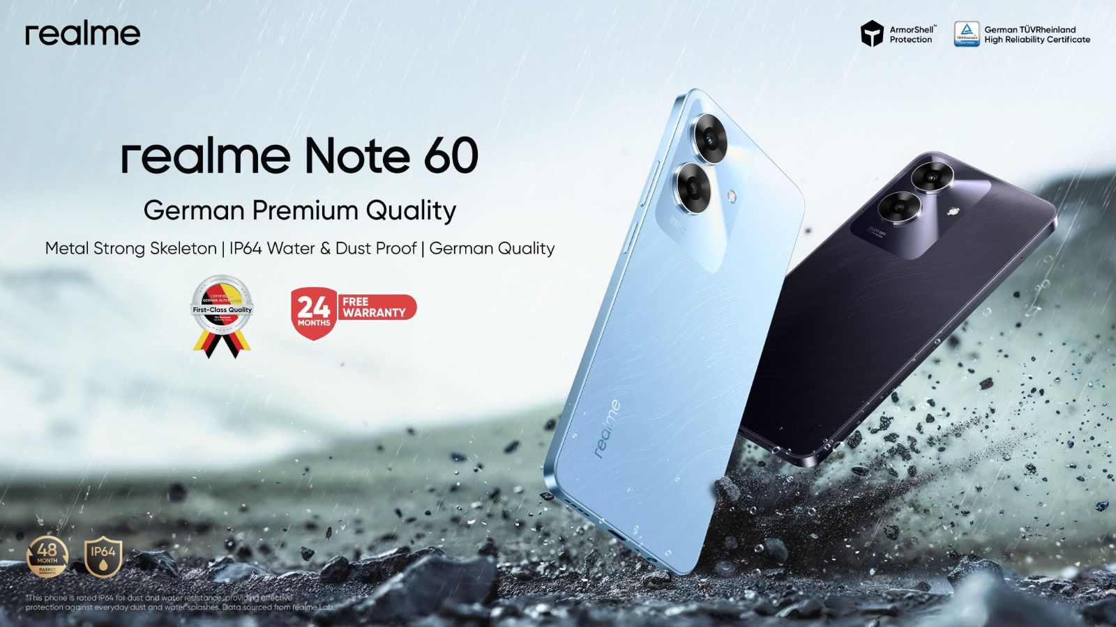 *ريلمي تطلق هاتف  realme Note 60 في مصر الأكثر حماية في فئته السعرية*