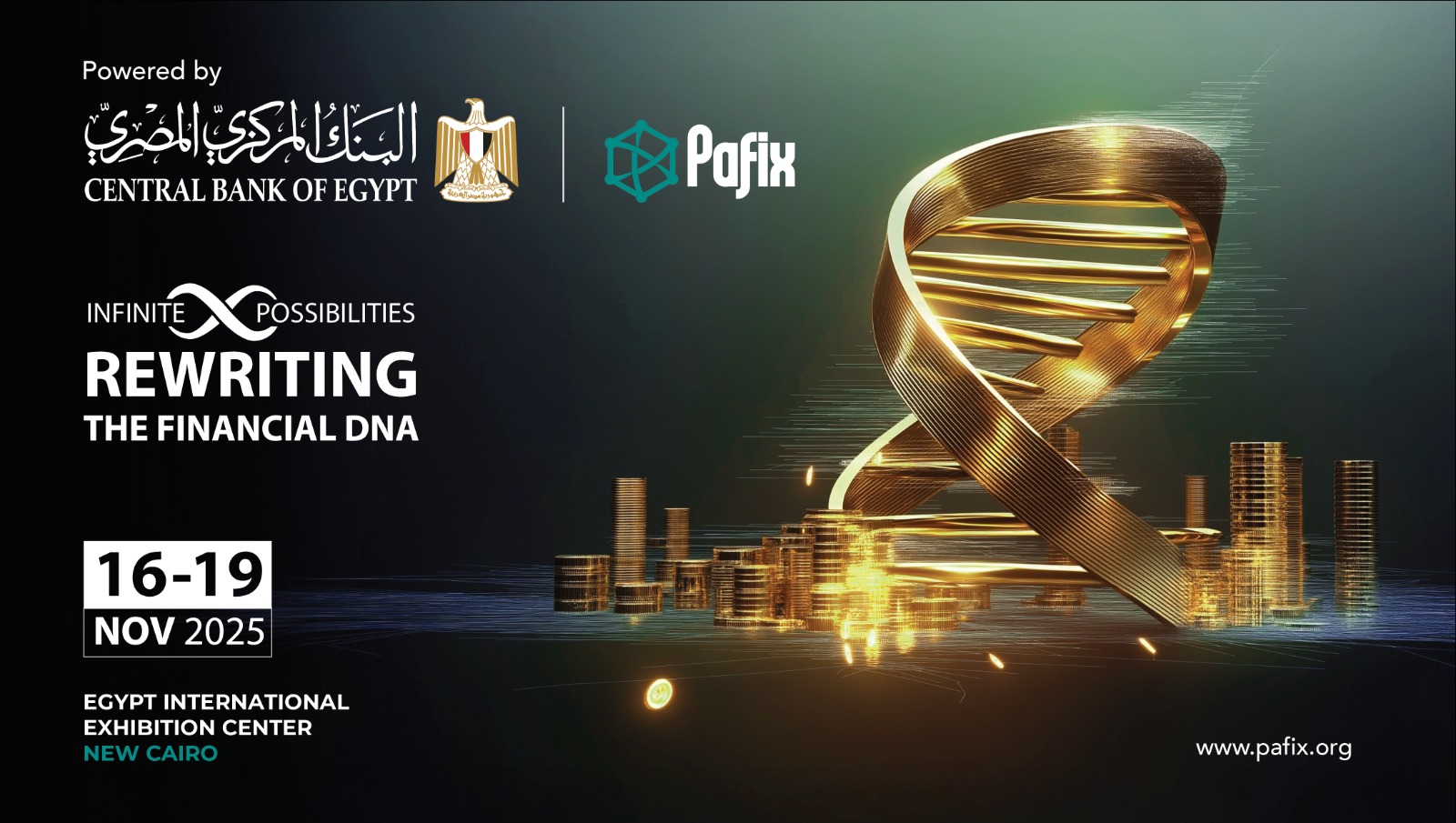 انعقاد الدورة الثانية عشرة من معرض ومؤتمر المدفوعات الرقمية والشمول المالي الرقمي PAFIX  في نوفمبر المقبل